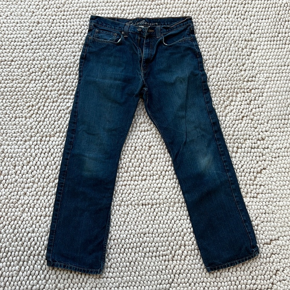 eddie baurer mens straight leg 34x32 jeans